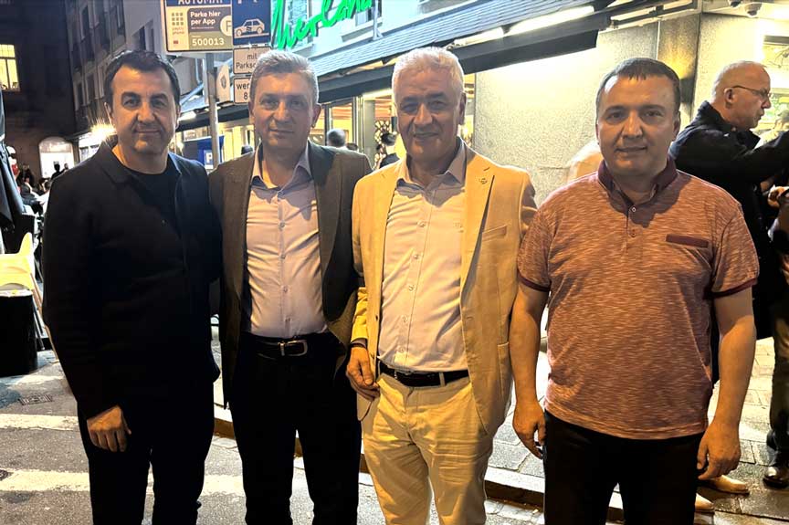 Antalyalı gazeteciler, Bavyera Eyaleti Milletvekili Arif Taşdelen ile buluştu