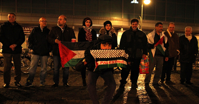 Berlin'de İsrail protesto edildi