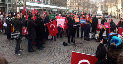 Bonn’da Zeytin Dalı Harekatı'na destek gösterisi