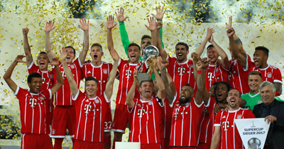 2017 Almanya Süper Kupa finalini Bayern Münih aldi.