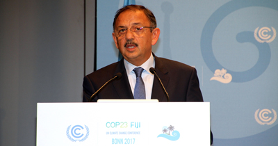 Bakan Özhaseki Iklim Konferansi COP23’te konuştu