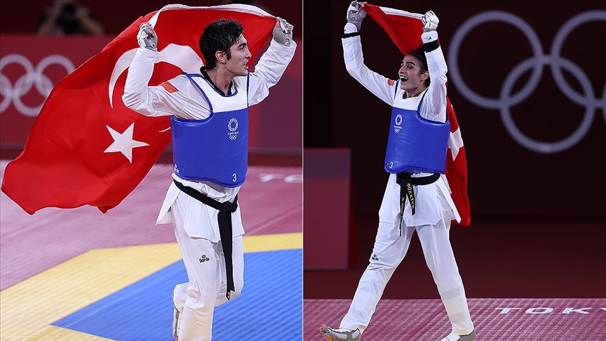 Tokyo Olimpiyat Oyunları'nda ilk madalyalar Hakan ve Hatice Kübra‘dan