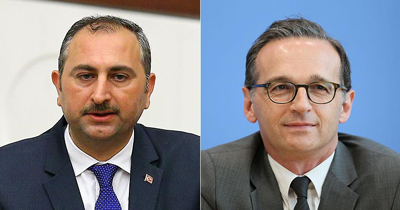 Almanya ve Türkiye Adalet Bakanlari görüstü