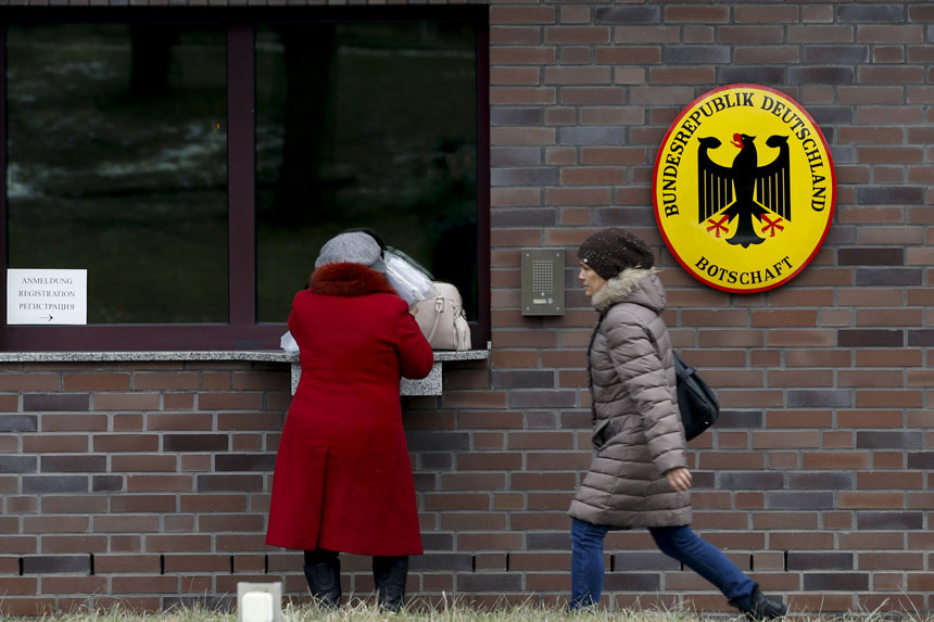 Kiev’deki Alman Büyükelçiliği vize bölümü Rus füzeleri tarafından vuruldu