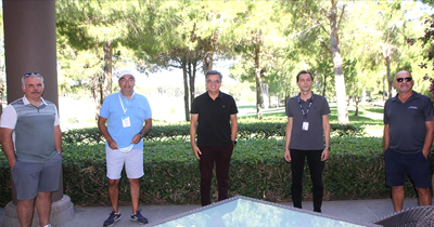 Alman turizmciler Antalya'da golf sahalarını gezdi