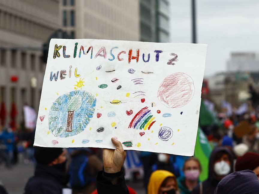 Berlin’de iklim değişikliğine dikkati çekmek için gösteri düzenlendi Berlin’de iklim değişikliğine dikkati çekmek için gösteri düzenlendi