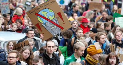 Almanya'da iklim politikaları protestosu