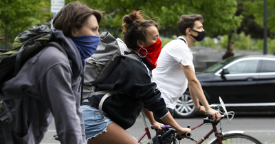 Corona-Maßnahmen auf dem Fahrrad