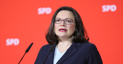 SPD Genel Başkanı Nahles istifa edeceğini açıkladı SPD Genel Başkanı Nahles istifa edeceğini açıkladı