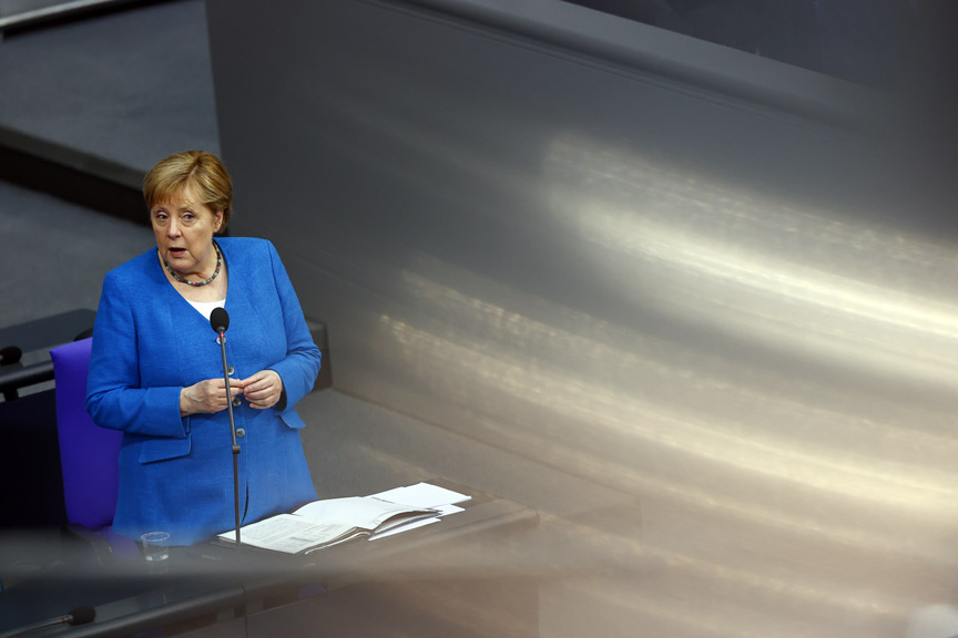 Başbakan Merkel için veda töreni düzenlendi