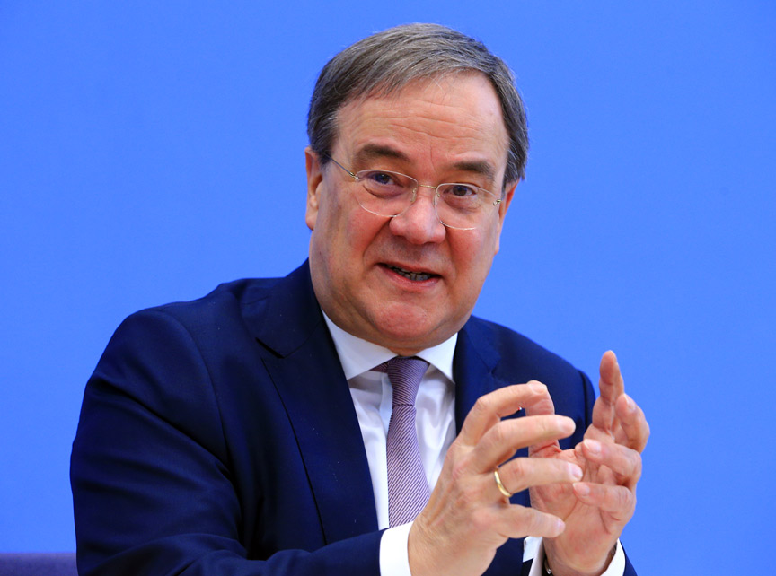 Armin Lachet CDU’nun yeni genel başkanı oldu Armin Lachet CDU’nun yeni genel başkanı oldu