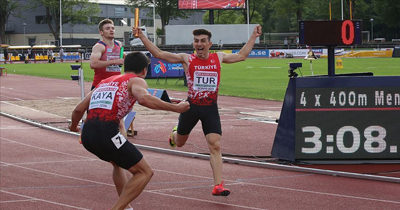 Atletizmde rekorla gelen altın madalya