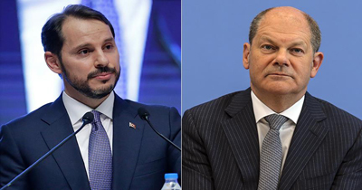 Bakan Albayrak Alman mevkidaşı ile görüştü Bakan Albayrak Alman mevkidaşı ile görüştü