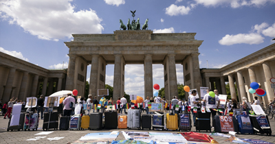 Turizmciler Berlin’de sokaklara indi Turizmciler Berlin’de sokaklara indi