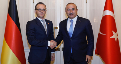 Çavuşoğlu Alman mevkidaşı ile görüştü Çavuşoğlu Alman mevkidaşı ile görüştü