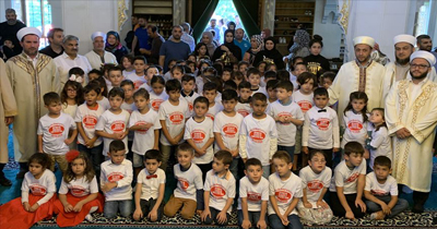 90 öğrenci duayla okula başladı 90 öğrenci duayla okula başladı