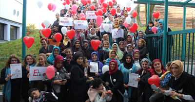 DİTİB'li kadınlardan şiddete karşı etkinlik