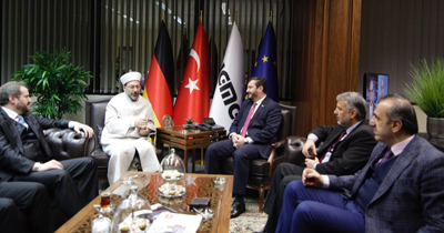 Diyanet İşleri Başkanı IGMG’yi ziyaret etti