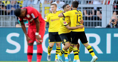 Dortmund Bayer Leverkusen'i farklı yendi Dortmund Bayer Leverkusen'i farklı yendi