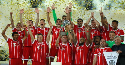 2017 Almanya Süper Kupa finalini Bayern Münih aldi. 2017 Almanya Süper Kupa finalini Bayern Münih aldi.