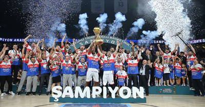 9 yıl sonra Anadolu Efes yeniden şampiyon