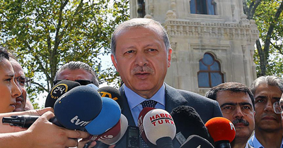 Erdoğan'dan Almanya'daki Türklere Almanya secimleri icin açık çağrı