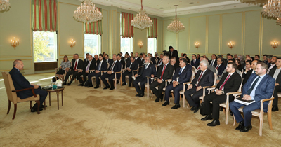 Erdoğan Türk STK temsilcileriyle görüştü