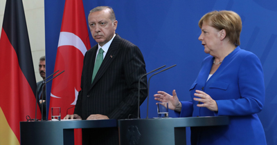 Merkel-Erdoğan basın toplantısı Merkel-Erdoğan basın toplantısı