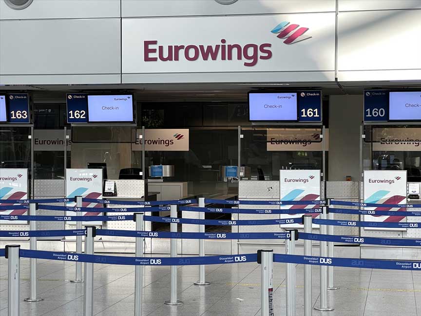 Eurowings pilotların grevi yüzünden yüzlerce uçuşu iptal etti