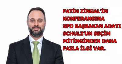 Fatih Zingal SPD Basbakan adayi Martin Schulz'u solladi Fatih Zingal SPD Basbakan adayi Martin Schulz'u solladi