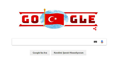 google Cumhuriyet Bayrami'ni kutladi