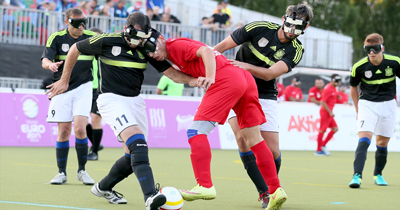 Görme engelliler futbol takımı yarı finale kalamadı Görme engelliler futbol takımı yarı finale kalamadı