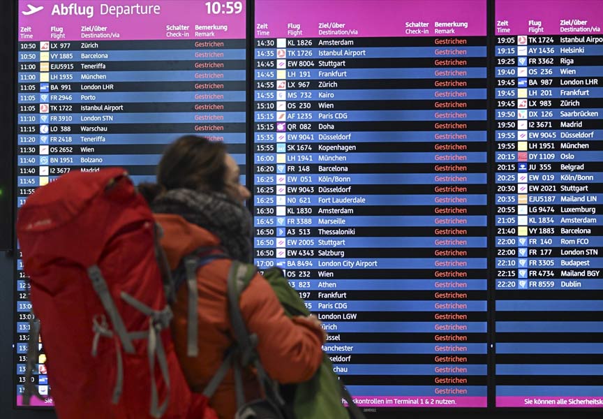Lufthansa'da çalışan yer hizmetleri personeli yeniden greve gidecek Lufthansa'da çalışan yer hizmetleri personeli yeniden greve gidecek