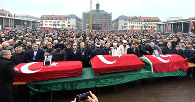 Irkçı terör kurbanları için cenaze töreni düzenlendi Irkçı terör kurbanları için cenaze töreni düzenlendi