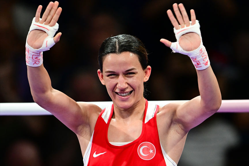 Hatice Akbaş Olimpiyat Oyunları'nda finale yükseldi Hatice Akbaş Olimpiyat Oyunları'nda finale yükseldi