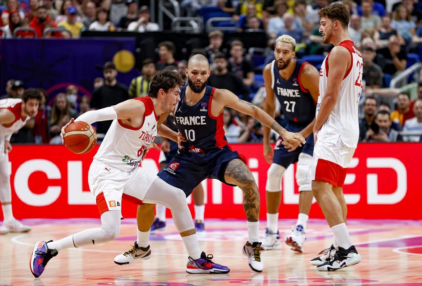 A Milli Basketbol Takımı Fransa’ya 87-86 yenilerek elendi