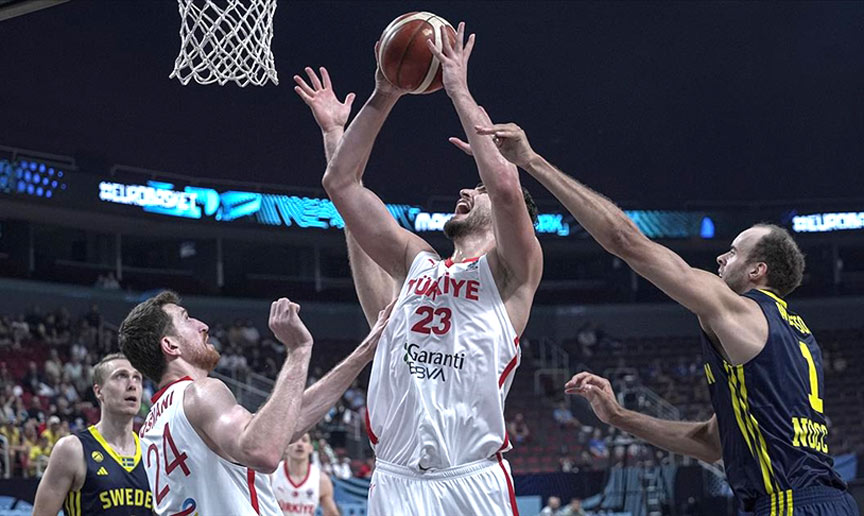 Türkiye, 2025 Avrupa Basketbol Şampiyonası'nda çeyrek finale yükseldi