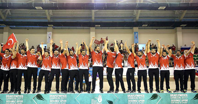 İşitme engelliler hentbolda olimpiyat şampiyonu İşitme engelliler hentbolda olimpiyat şampiyonu