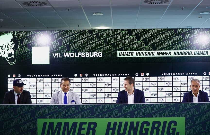 Kiğılı Wolfsburg futbol takımına kıyafet sponsoru oldu