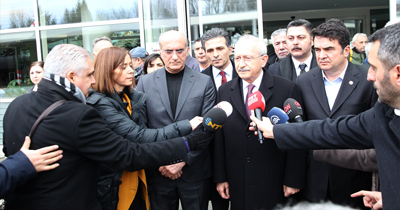 Kılıçdaroğlu Baykal’ı ziyaret etti