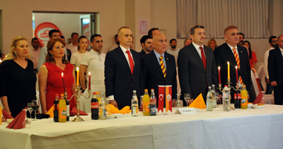 Köln'de Galatasaray’ın şampiyonluk kutlaması yapıldı