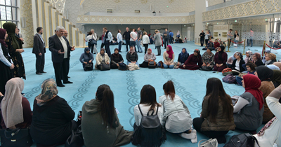 Köln merkez camisine yoğun ilgi Köln merkez camisine yoğun ilgi