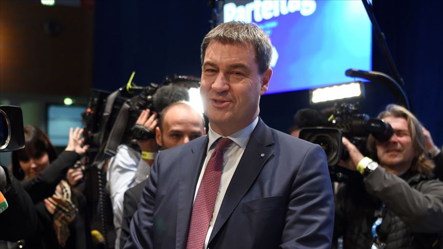 Markus Söder CSU'nun yeni genel başkanı