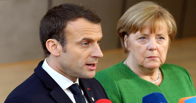 Merkel ile Macron Berlin’de görüştüler Merkel ile Macron Berlin’de görüştüler