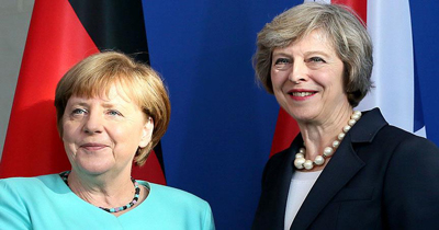 Merkel ve May telefonda Iran konusunu görüstüler Merkel ve May telefonda Iran konusunu görüstüler