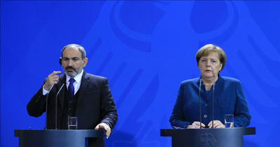 Merkel Ermenistan başbakanı ile görüştü