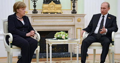 Merkel ve Putin Suriye’yi görüştü Merkel ve Putin Suriye’yi görüştü