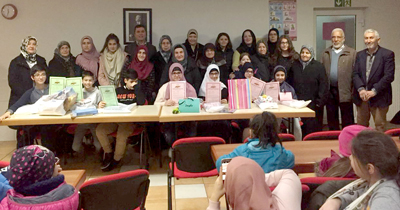 DITIB'de minikler için özel tören yapıldı