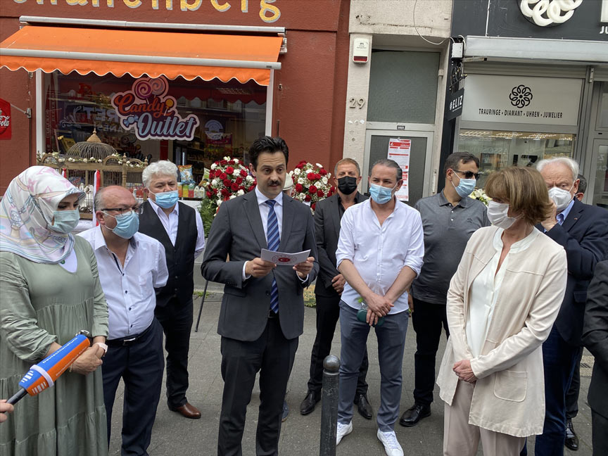 Keup Caddesi NSU saldırısının 17.yıldönümü anma etkinliği Keup Caddesi NSU saldırısının 17.yıldönümü anma etkinliği