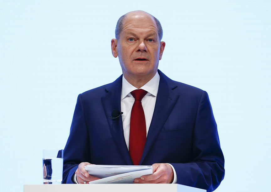 Scholz 2022 yılı için birlik çağrısı yaptı Scholz 2022 yılı için birlik çağrısı yaptı